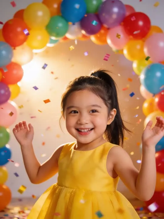 Balloon Arch Pop: the preview still the AI Video app shows for this action