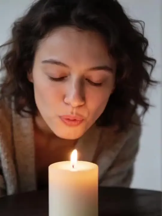 Birthday Candle Wish: the preview still the AI Video app shows for this action