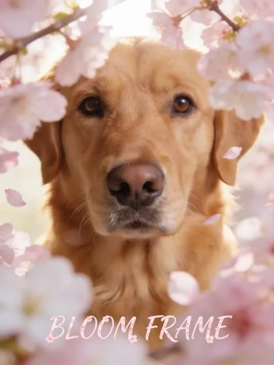 Bloom Frame: the preview still the AI Video app shows for this action