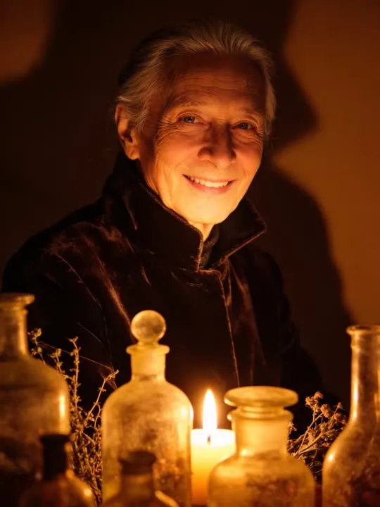 Candlelit Apothecary: the preview still the AI Video app shows for this action