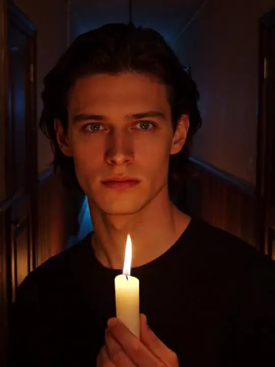 Candlelit Haunt: the preview still the AI Video app shows for this action