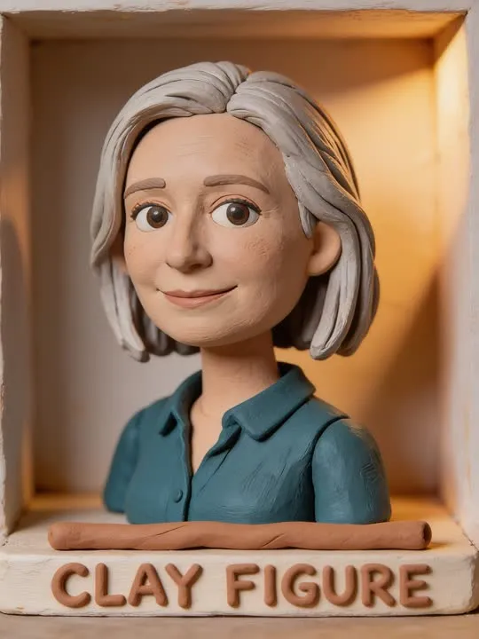Clay Figure: the preview still the AI Video app shows for this action