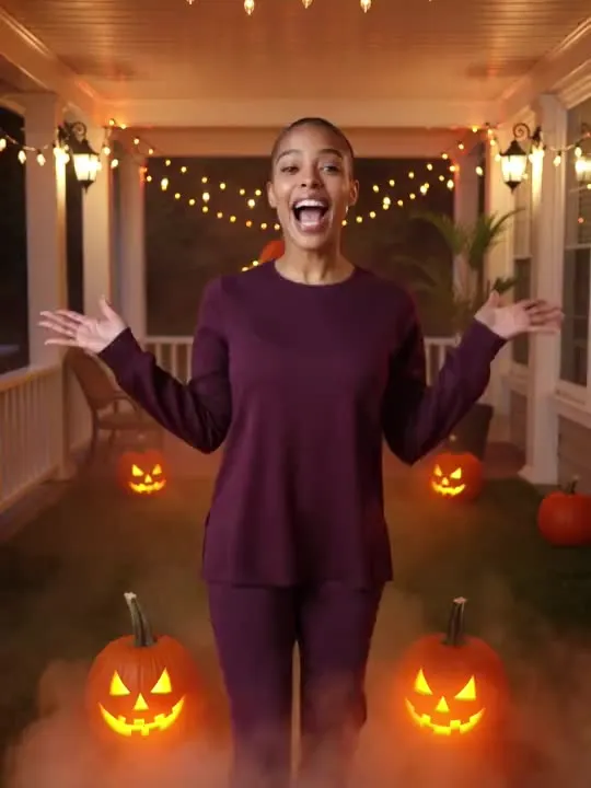 Costume Reveal: the preview still the AI Video app shows for this action