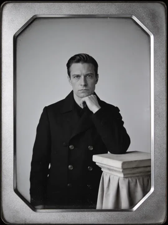 Daguerreotype Studio Still: the preview still the AI Video app shows for this action