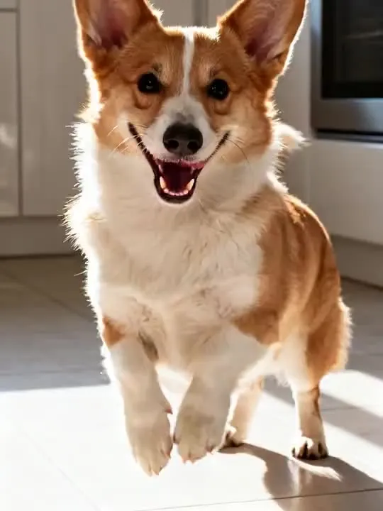 Dance Floor Dog: the preview still the AI Video app shows for this action