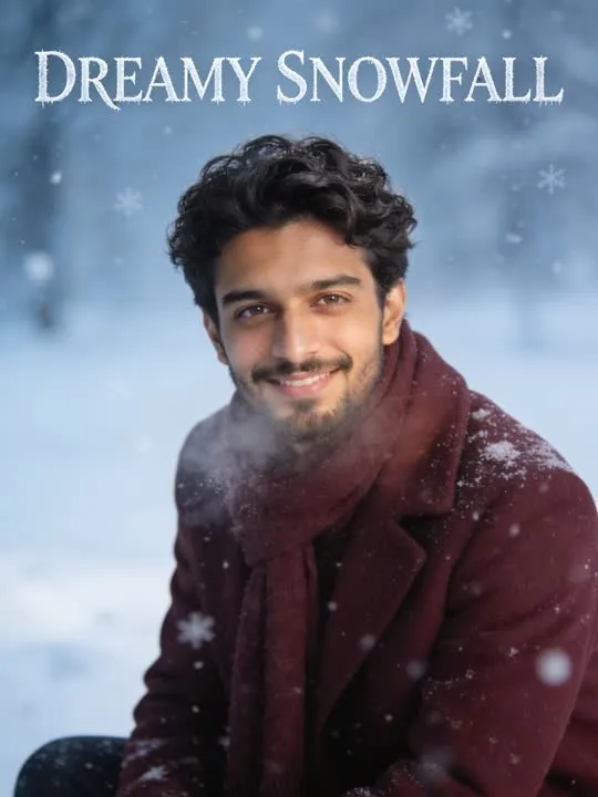 Dreamy Snowfall: the preview still the AI Video app shows for this action