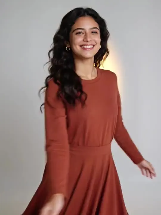 Dress Twirl: the preview still the AI Video app shows for this action