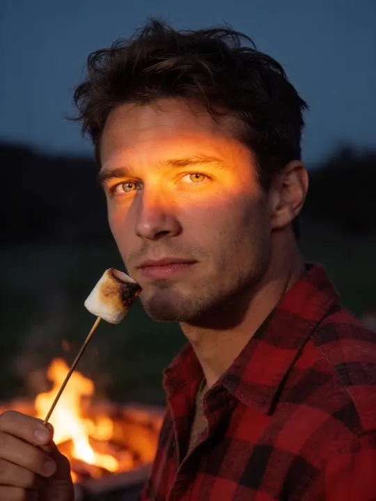 Firepit Marshmallow Toast: the preview still the AI Video app shows for this action