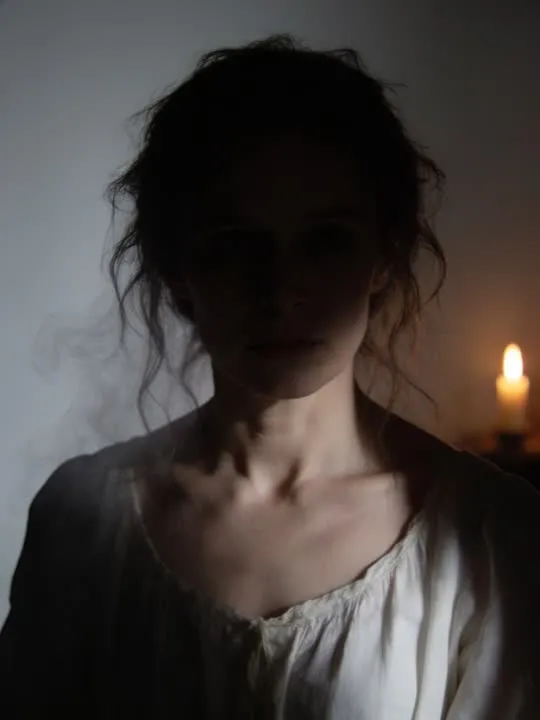 Ghost Apparition Portrait: the preview still the AI Video app shows for this action