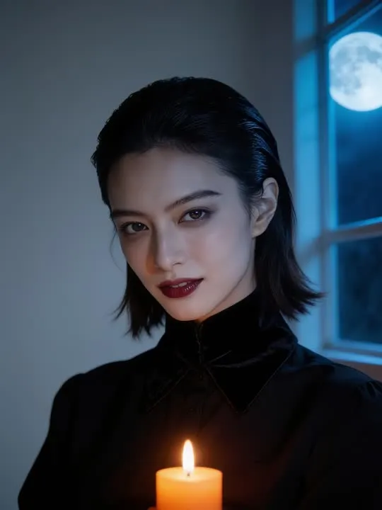 Vampire Glam: the preview still the AI Video app shows for this action