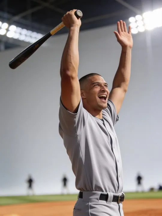 Home Run Bat Flip: the preview still the AI Video app shows for this action