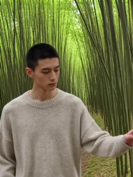 Bamboo Grove Walk: the preview still the AI Video app shows for this action