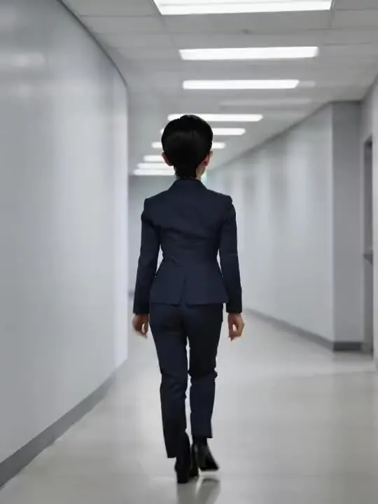 Corridor Turn: the preview still the AI Video app shows for this action