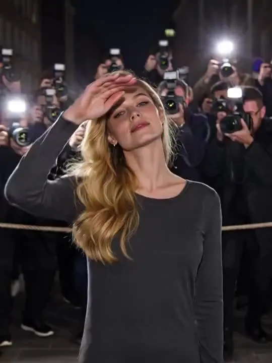 Paparazzi Wall: the preview still the AI Video app shows for this action