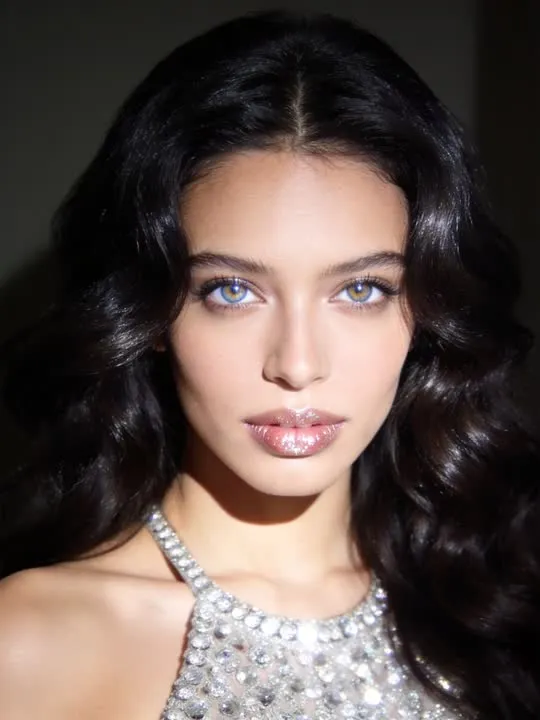 Rhinestone Flash Glam: the preview still the AI Video app shows for this action