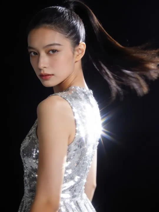 Sequin Flash Spin: the preview still the AI Video app shows for this action