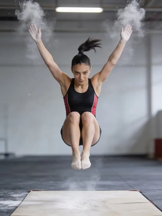Beam Landing Stick: the preview still the AI Video app shows for this action
