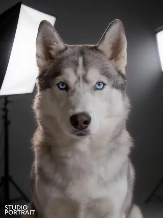 Studio Portrait: the preview still the AI Video app shows for this action