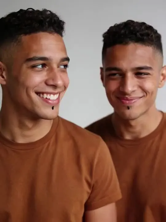 Twin Selfie: the preview still the AI Video app shows for this action