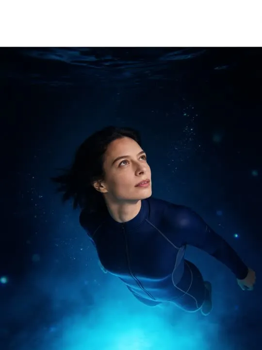 Underwater Expedition One-Sheet: the preview still the AI Video app shows for this action