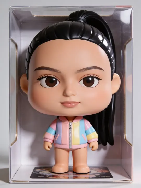 Blind Box Figure: the preview still the AI Video app shows for this action