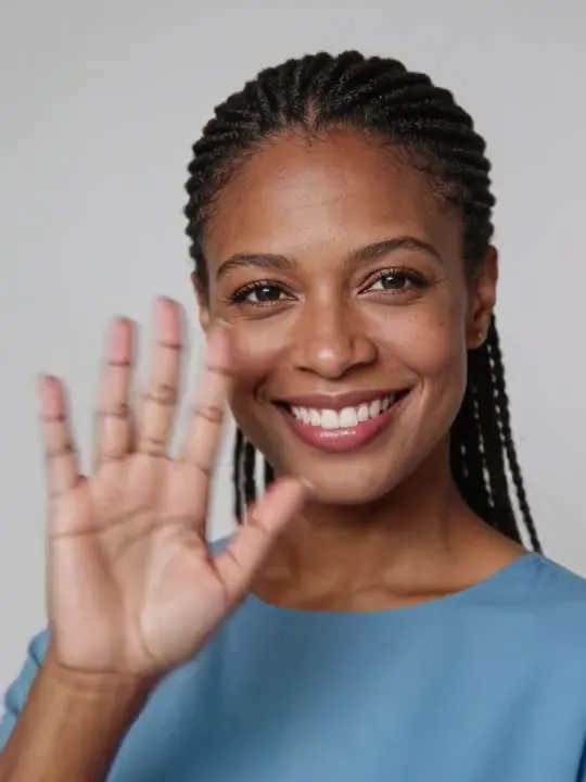 Waving: the preview still the AI Video app shows for this action