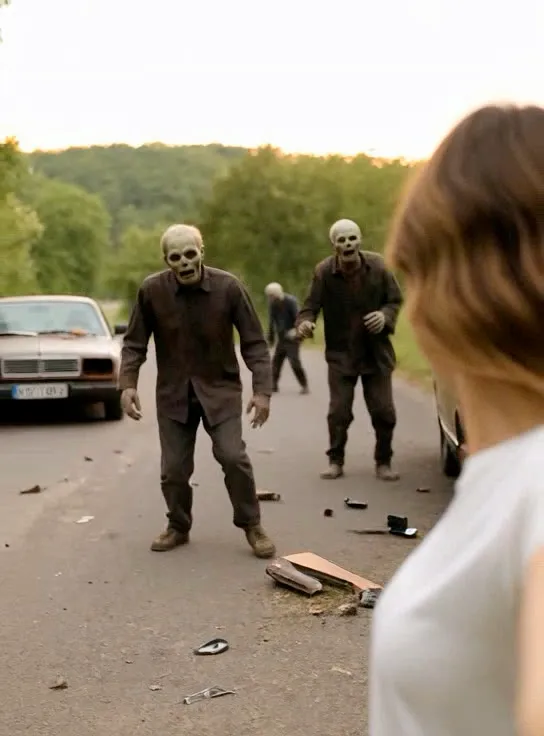 Zombie Selfie: the preview still the AI Video app shows for this action